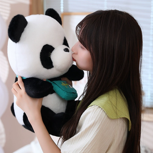 Милая реалистичная плюшевая игрушка, тряпичная кукла для друга, панда, с медвежатами, подарок на день рождения