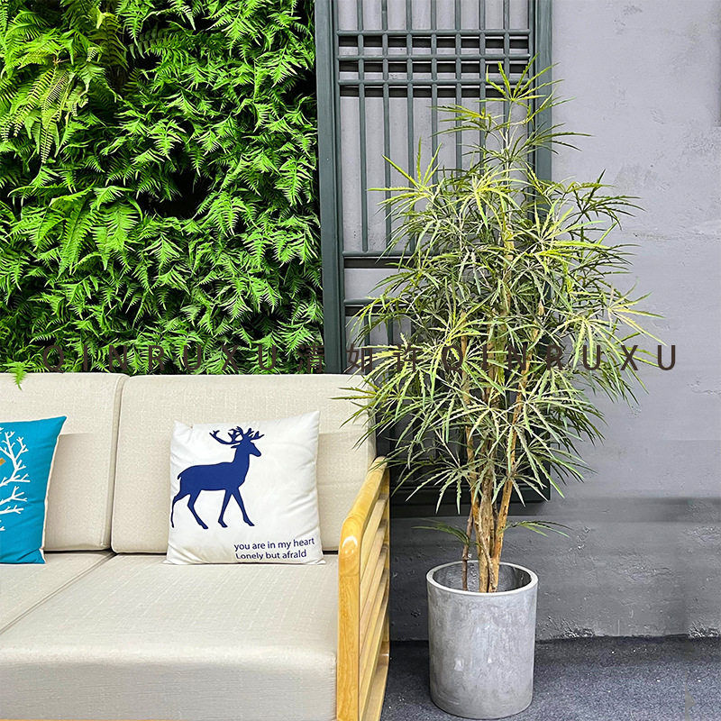 Artificial Peacock Tree, Fortune Tree, Home Decoration Tree, Potted Plant, Money Tree, Bonsai, Chinese-Style Ornament, Potted Fake Tree