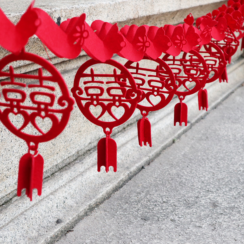 New house layout, wedding supplies, wedding room, bedroom, living room, romantic and festive, lahua, wedding, wedding, character, charm, decoration