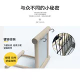 Попугание восемь братских игрушек Mirror Tiger Pearl Smart Parrot может повесить сплошные деревянные игрушки и аксессуары для клетки для птиц