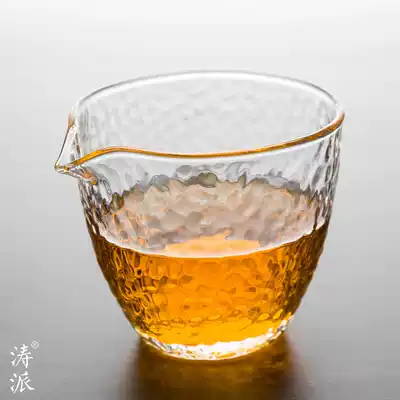 Taopai Gongdo Cup Japanese hammered glass creative thickened heat-resistant high temperature tea divider tea tea set accessories