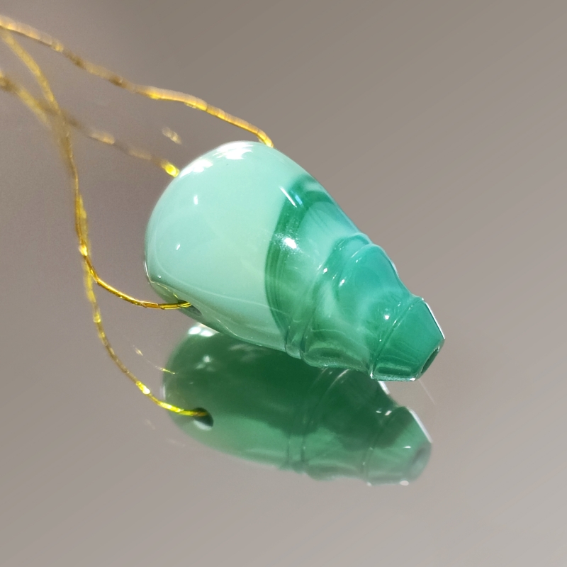 Hubei Treasure Rhyme Shiyan Natural Raw Mine Green Pine Stone High Porcelain No Optimised Water Wave Buddha Head Tee Tee 108 Clip Accessories-Taobao