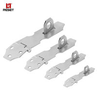 RESET stainless steel latch latch hasp door latch anti-theft chain door latch door bolt security padlock with screws RST