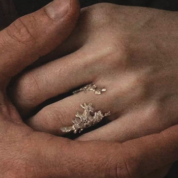 Lace flower ring, feminine style, cool and artistic sense