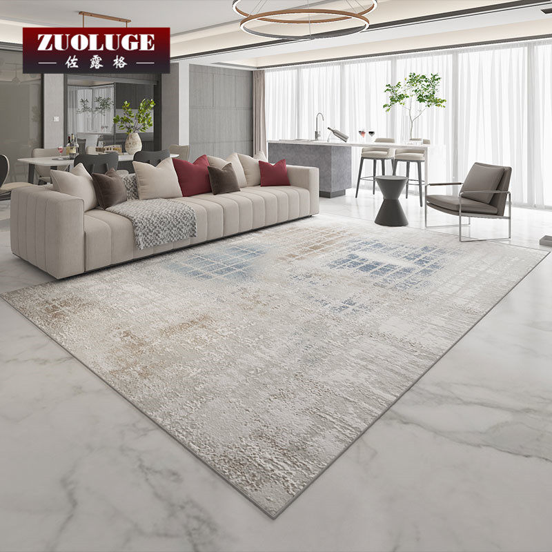 Modern minimal bedroom living room carpets in Nordic wind household room large area with bedside tea mats