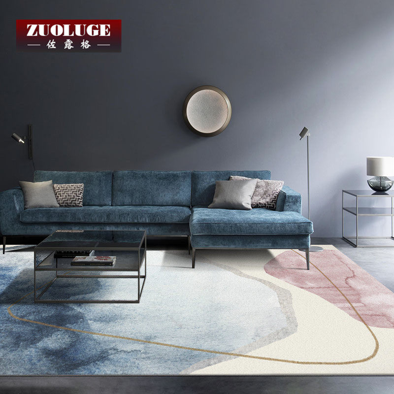 Light luxury Nordic full bedroom living room carpet room modern simple large area full bed tea table mat