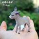 Children's Toy Solid Realistic Wild Animal World Donkey Model Donkey Livestock Poultry Farm Donkey Ornament
