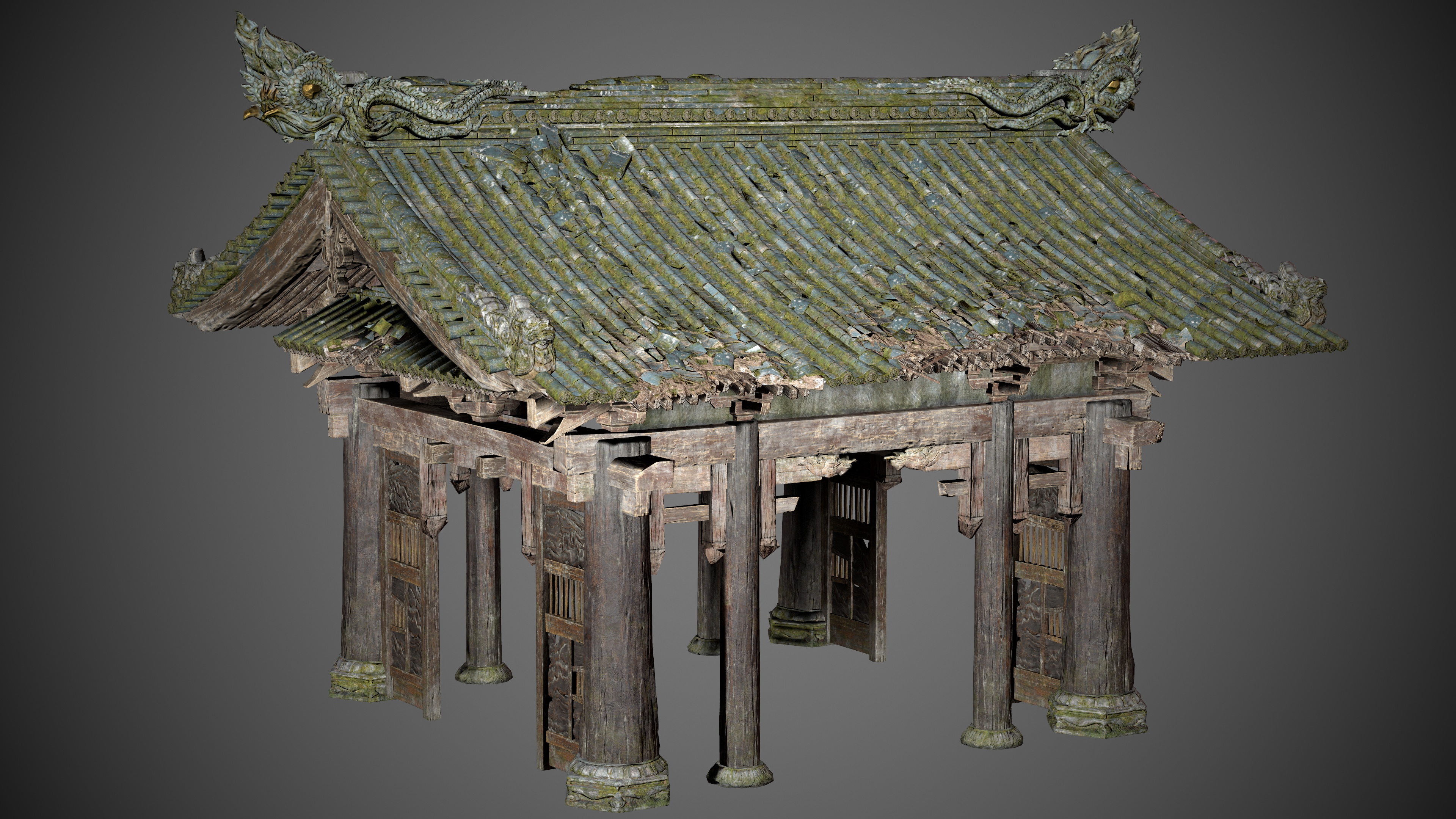 图片[21]-黑神话悟空场景3D模型大殿高精度古风建筑解包3DMAX模型集合包FBX-cg男孩