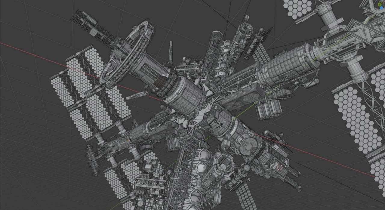图片[14]-blender高精度空间站高科技太空基地飞船3D模型源文件OBJ/FBX素材-cg男孩