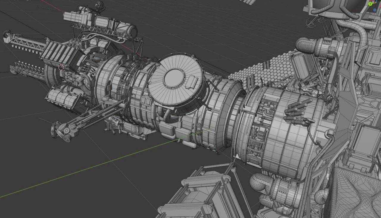 图片[12]-blender高精度空间站高科技太空基地飞船3D模型源文件OBJ/FBX素材-cg男孩