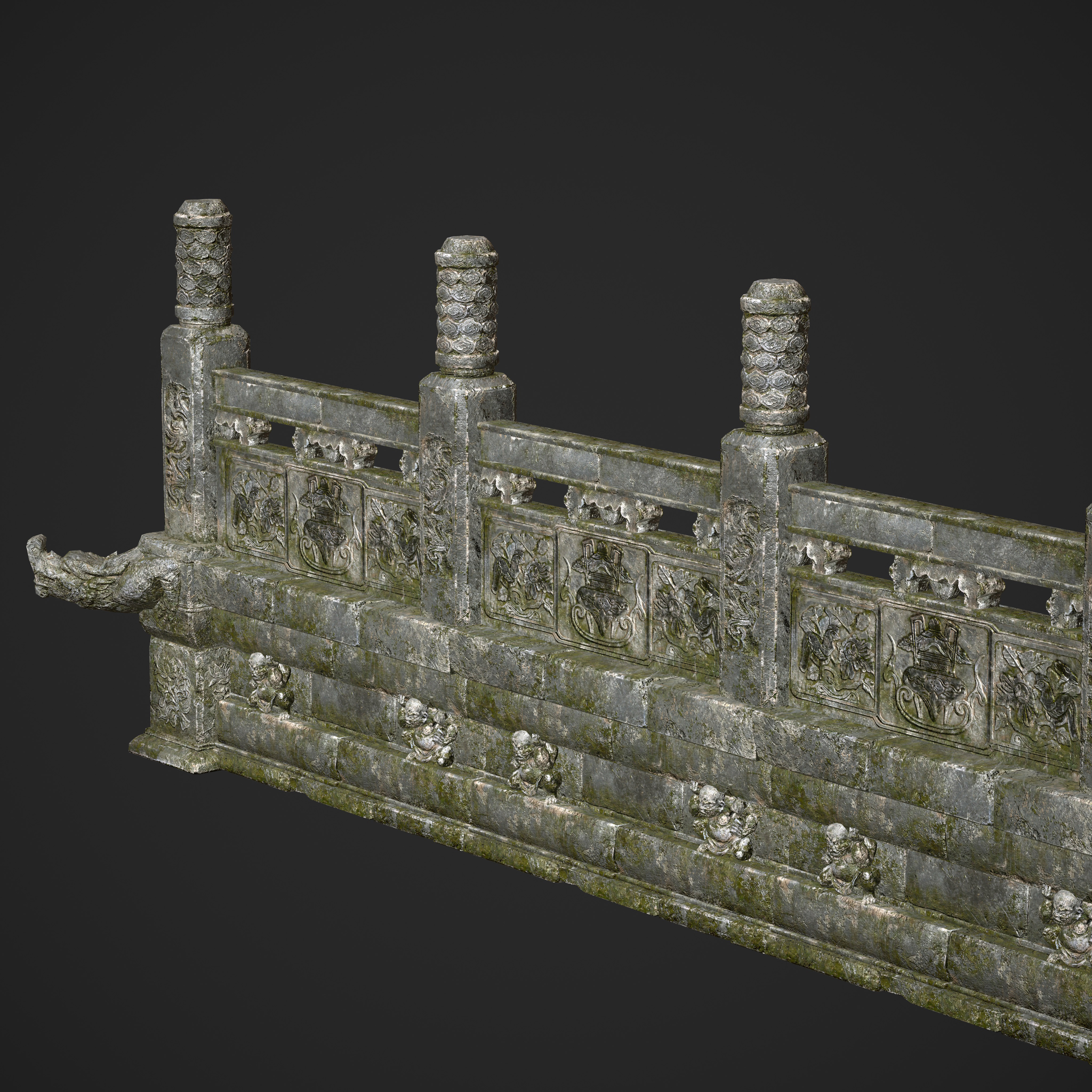 图片[39]-黑神话悟空场景3D模型大殿高精度古风建筑解包3DMAX模型集合包FBX-cg男孩