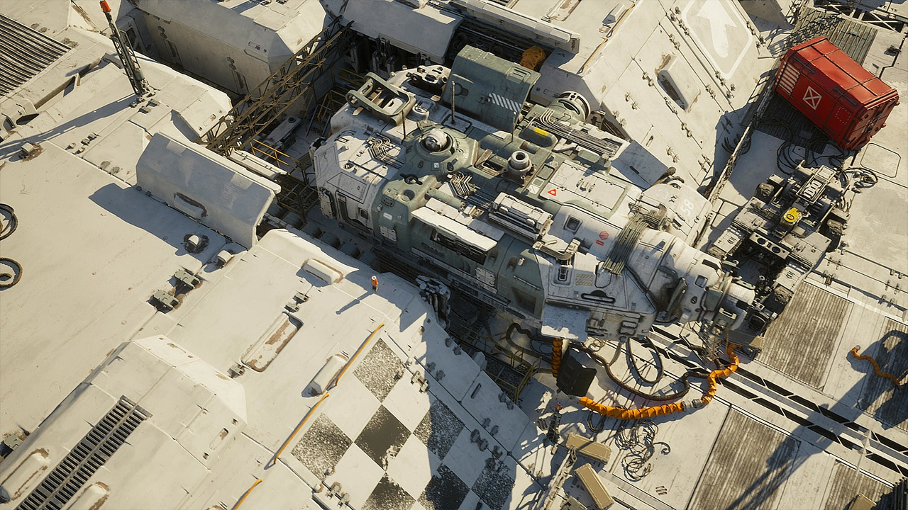 图片[2]-UE4虚幻5科幻城市工业基地港口电影场景 Sci-fi Port Environment-cg男孩
