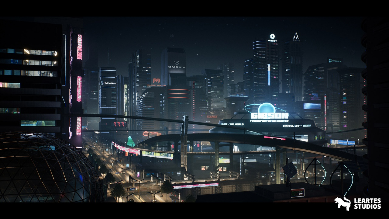 图片[17]-UE4虚幻5赛博朋克角色科幻城市高铁汽车场景 Cyberpunk Gigapack-cg男孩