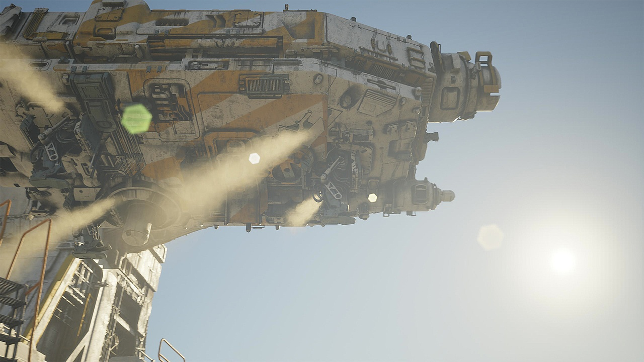 图片[19]-UE4虚幻5科幻城市工业基地港口电影场景 Sci-fi Port Environment-cg男孩