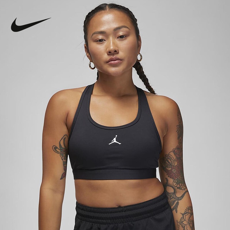 Nike Jordan Women's Underwear New Fitness Training Yoga Tight Sports Casual Bra Fb6873-010
