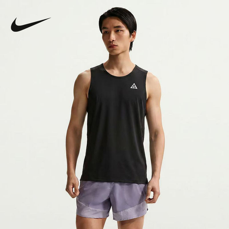 Nike Nike Men's Vest Summer New Acg Mesh Breathable Running Training Sleeveless Sports T-Shirt Io9690-010 Nike Nike Men's Vest Summer New Acg Mesh Breathable Running Training Sleeveless Sports T-Shirt Io9690-010