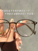 Ultra-Light Titanium Frame 9g, White Olive Square Round Frame Glasses for Nearsighted Women, Can Be Fitted with Prescription Lenses, Large Frame, Makes Face Look Smaller, Eyeglass Frame