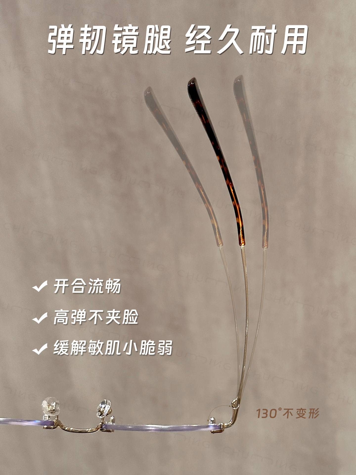 Imported Titanium Frame Cool and Stylish Rimless Glasses for Women with Myopia, Can Be Customized with Prescription, Oval Frameless Blue Light Blocking Eyeglasses