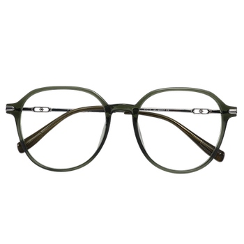 Chuming pure titanium round frame large face slimming glasses with myopia