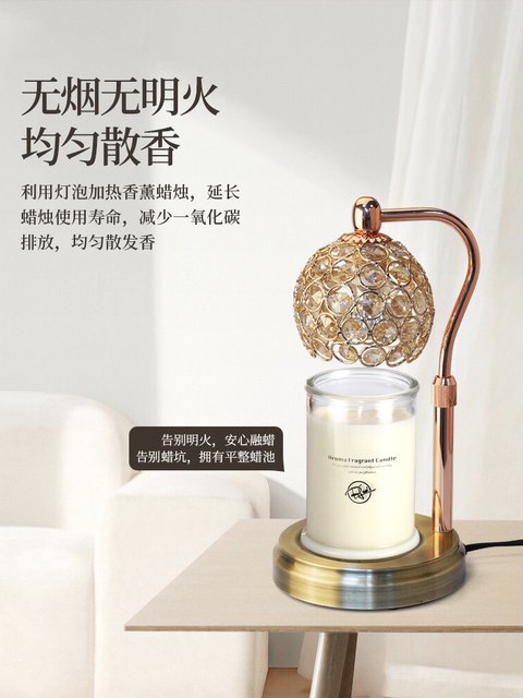 Touch-Controlled Temperature-Adjustable Aromatherapy Wax Melting Lamp for Home Use, Bedside Atmosphere Lamp, Fragrance Table Lamp, Flameless Aromatherapy Lamp