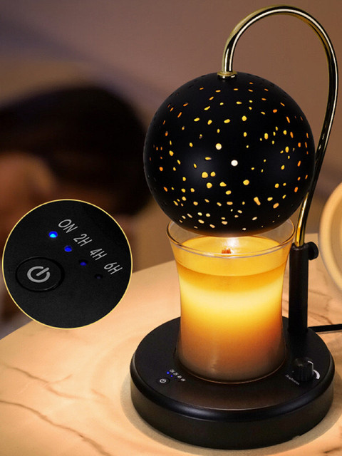 Melted Wax Lamp, Romantic Starry Sky, Fireless Diffuser, Study Room, Bedroom Bedside Lamp, Retractable, Timed Dimming, Aromatherapy Night Light