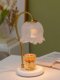 Lily of the Valley Aromatherapy Melted Wax Lamp C Table Lamp Melted Candle Lamp Bedside Bedroom Study Pastoral Sleep Aid Dimming Night Light
