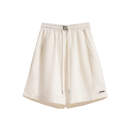 Хлопковые шорты для отдыха, штаны, оверсайз, свободный прямой крой