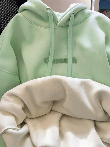 Хлопковая осенняя демисезонная утепленная толстовка с капюшоном, куртка, оверсайз