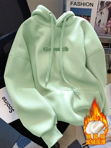 Хлопковая осенняя демисезонная утепленная толстовка с капюшоном, куртка, оверсайз