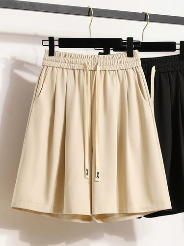 Шорты для отдыха, штаны, эластичная талия, свободный прямой крой