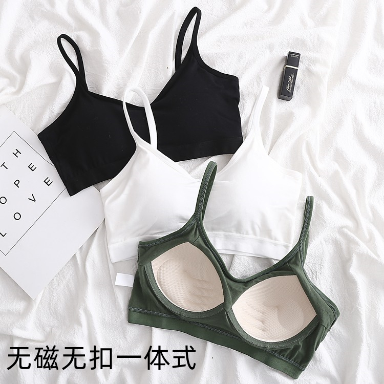Women's Seamless Thin Bra Without Underwire, Suitable for Security Check Points, No Magnets, No Metal, No Steel Rings, Integrated Bra