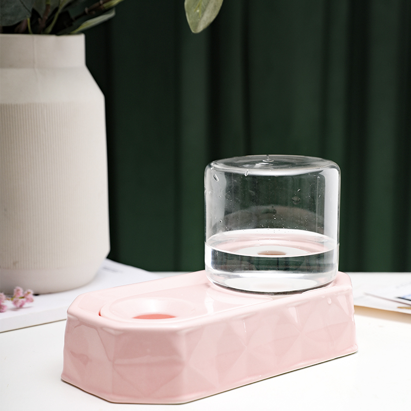 Ceramic cat water dispenser flowing unplugged water bowl water basin water dispenser automatic water feeding pet Japanese simplicity