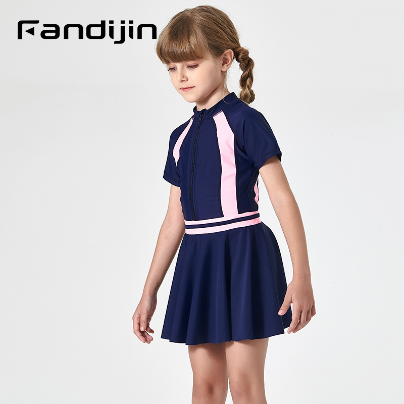 Fan Dijin swimsuit children female conjoined princess skirt style middle child split swimsuit little girl children swimsuit girl