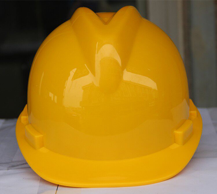 Construction site thickened safety helmet Leadership male engineering safety helmet Construction protective cap for logo Inprint PE ABS material