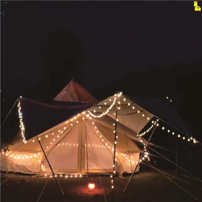 Tent led lights string lights flashing lights string lights starry battery usb ball lights net red Chinese New Year decoration children's style