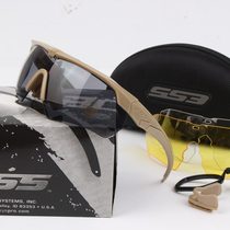 Tactical riding goggles windproof sports goggles military fan special warfare version security shooting explosion-proof myopia frame glasses black