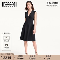 Wolford outlet Ole SarahDress Women Spring and Autumn Long V-neck Temperament Dress 52707