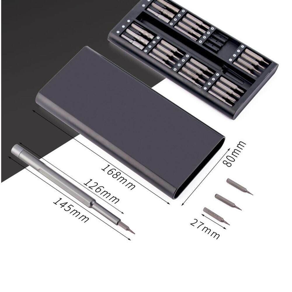 Упаковка угол precision screwdriver set 25 in 1 magnetic bits kit phillips Other