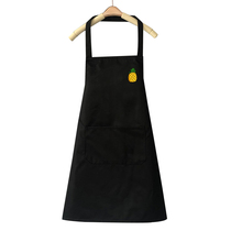 Apron suit sleeve hat three-piece custom logo printing male neck kitchen work clothes waist custom-made