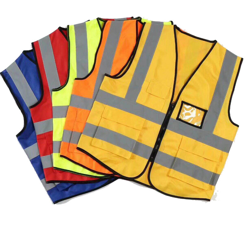 Work clothes vest vest custom printed logo labor protection reflective sanitation site construction party members volunteers customized