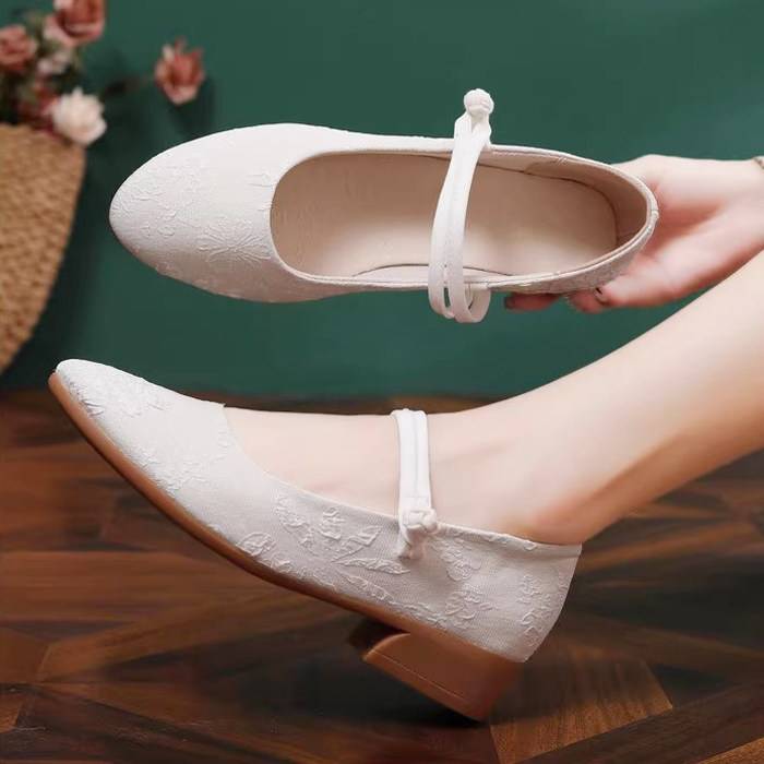 2025 new chinese style low heel old beijing cloth shoes for women ...