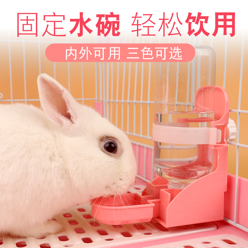 Rabbit Drinker Dragon Cat Ball Bearing Kettle Cat Water Bowl Dutch pig Drinking water machine Automatic feeding water Large capacity Special