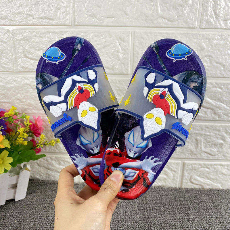 Tedeo Tman Slippers Children Men's Summer Dika Soft Syro Soft Bottom Indoor Cartoon Cool Drag Non-slip Spring Autumn