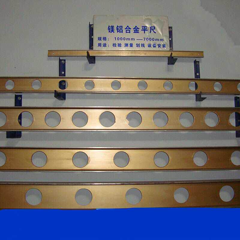 Knife edge ruler magnesium aluminum alloy light workword parallel flat ruler inspection knife edge ruler measuring square ruler square box cylinder width