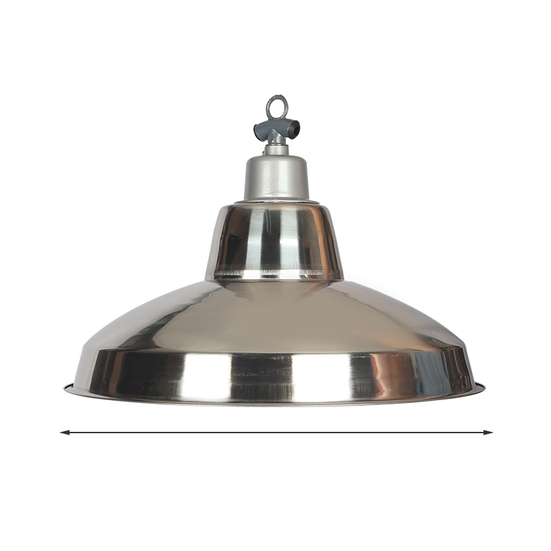 Outdoor E27 Screw-Mount Rainproof Pendant Light Waterproof Lampshade Stainless Steel Lamp Holder Courtyard Factory Lampshade Industrial and Mining Lamp