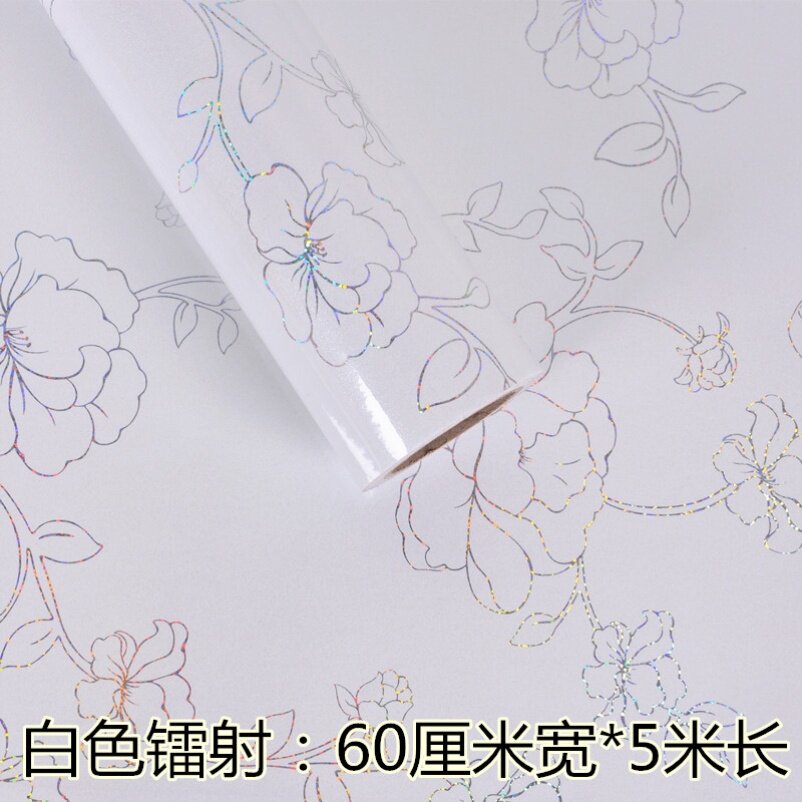 White glossy paint sticker black waterproof furniture refurbished wardrobe whole cabinet sticker self-adhesive wallpaper Wall