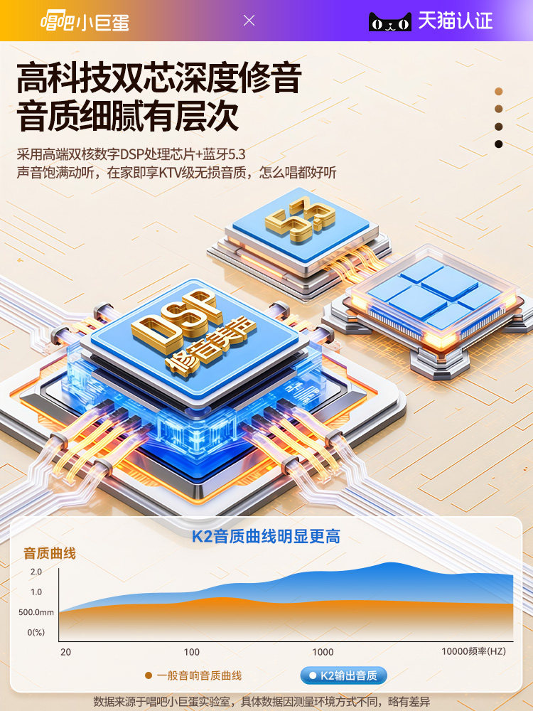 Singba Little Giant K2 Microphone and Speaker All-In-One Microphone for Home Singing, Children's Karaoke, Wireless Bluetooth Family Ktv