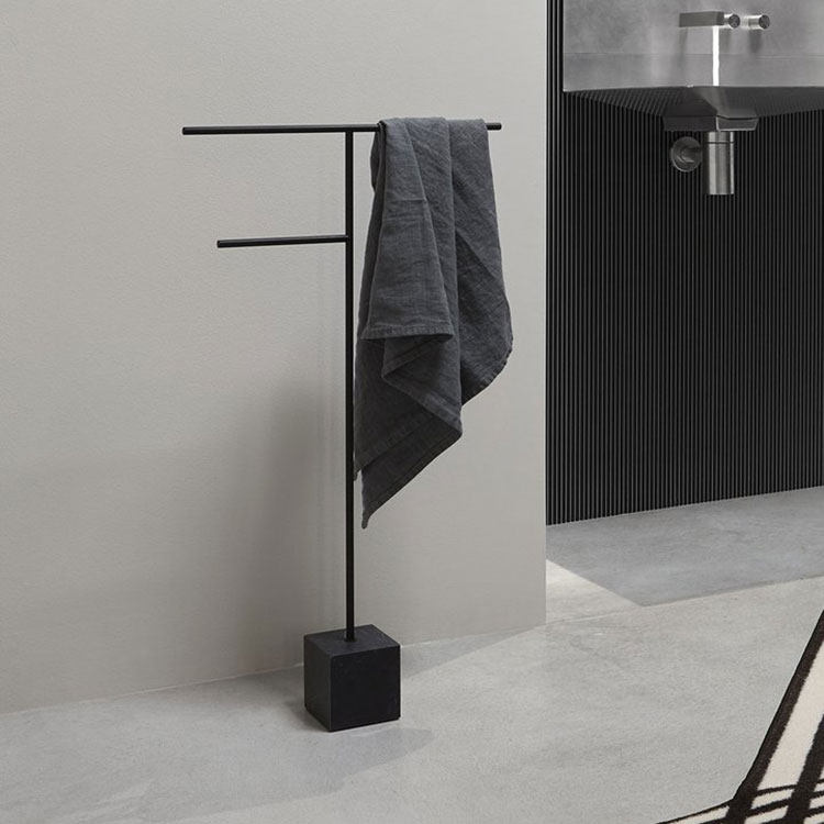 Zhu Multi-functional Marble Towels Frame floor toilet bathroom shelf shelf