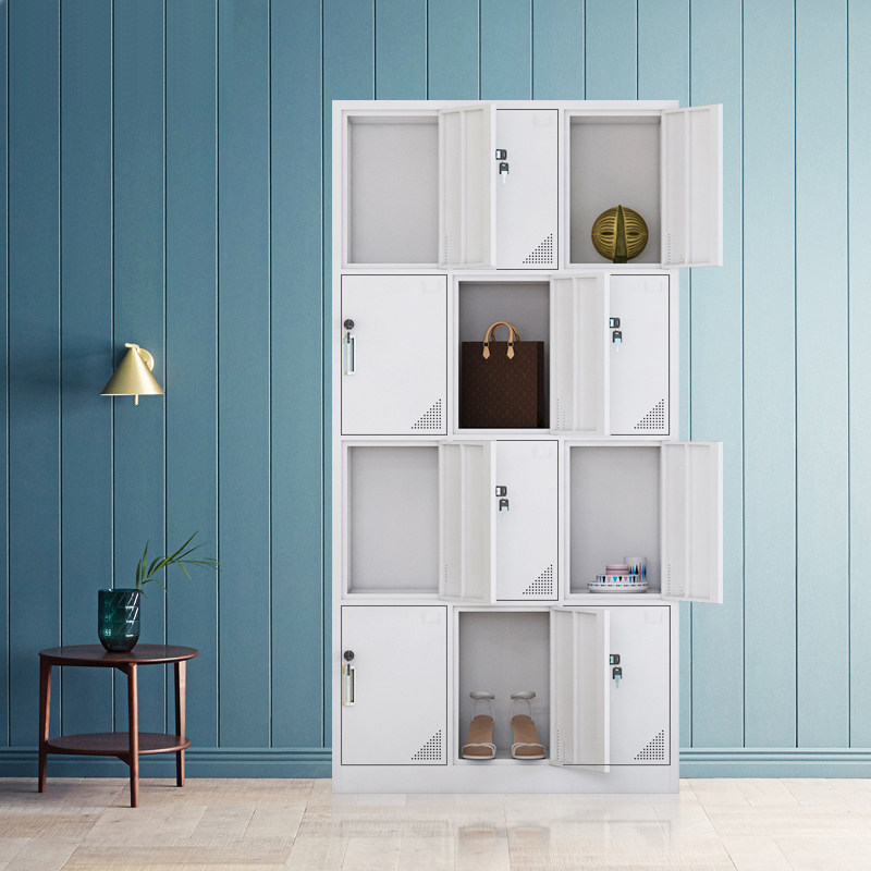 Locker room 12 twelve-door tin cabinet Change wardrobe Change cabinet Staff cabinet Shoe cabinet Storage cabinet Locker storage box