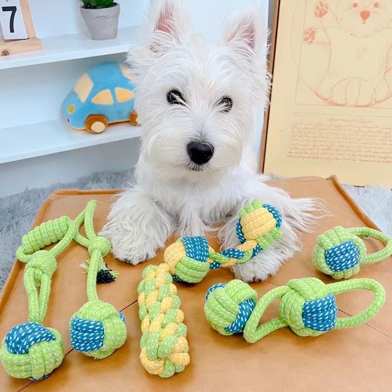 Dog Rope Toys Pets Grinding Teddy Tooth Rope Toys Bite Teddy Beauty Interactive Solution